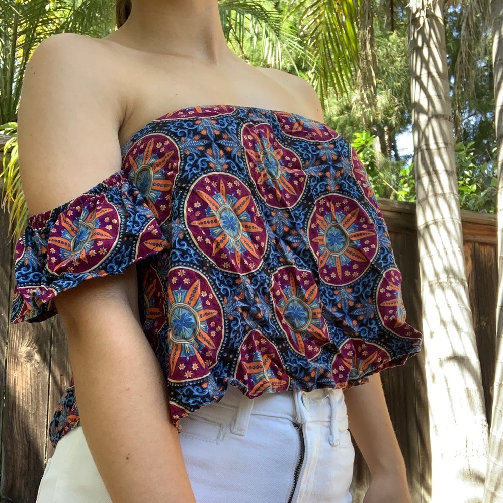 Pacsun off the shoulder crop top - Picture 3 of 4